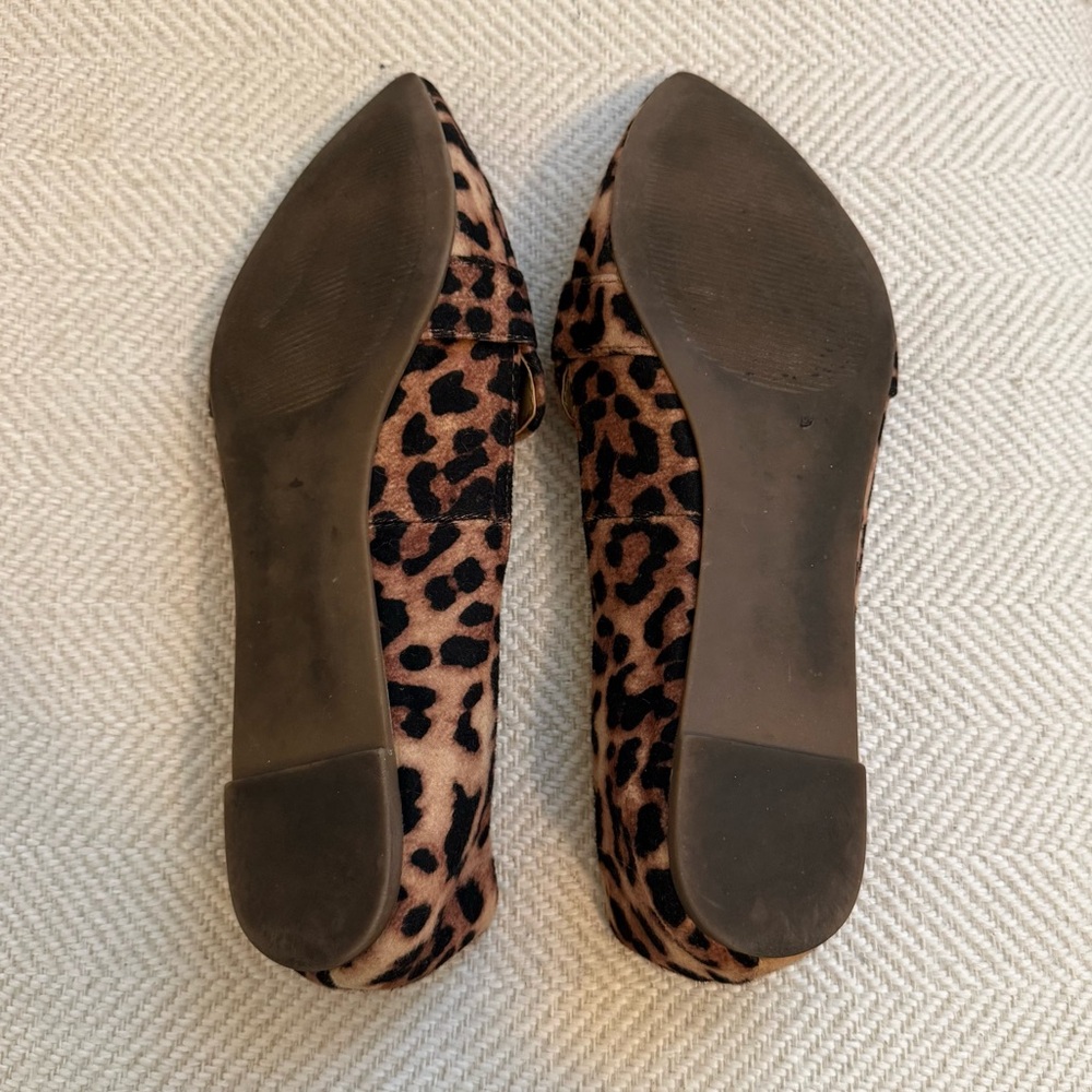 Steve Madden Pointed Toe Animal Print Loafers Size 6.5 - Picture 3 of 5